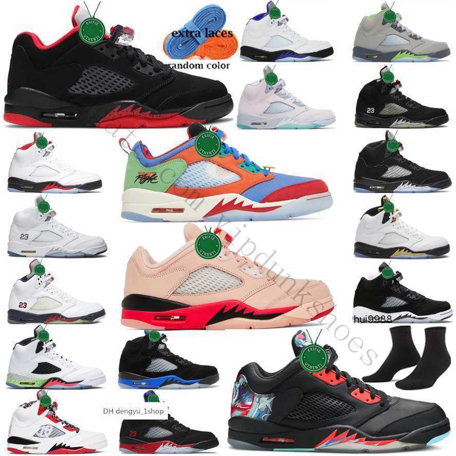 

off UNC jordens 5s Basketball Shoes maxs Men 5 Raging Bull TOP 3 Black Metallic Fire Red Hyper Royal What The Bluebird Oreg jordas air JORDON, Color # 25