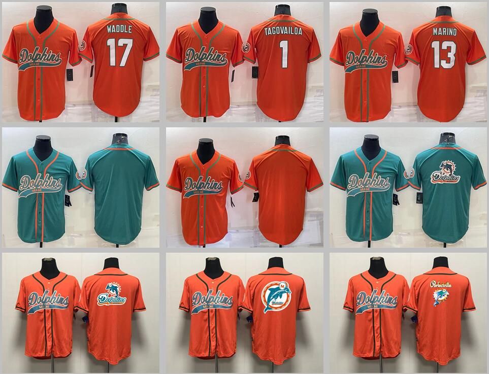 

1 Tua Tagovailoa Jersey Miami''Dolphins''Dan Marino Tyreek Hill Jaylen Waddle Jevon Holland Chase Edmonds men youth baseball rugby football', Stitched