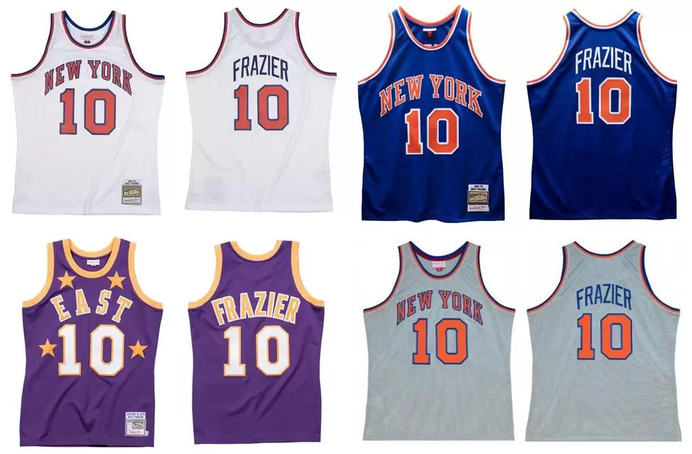 

custom Stitched Walt Frazier basketball Jersey S-6XL Mitchell & Ness 1969-70 Mesh Hardwoods Classics retro version Men Women Youth jerseys, Stitched jersey