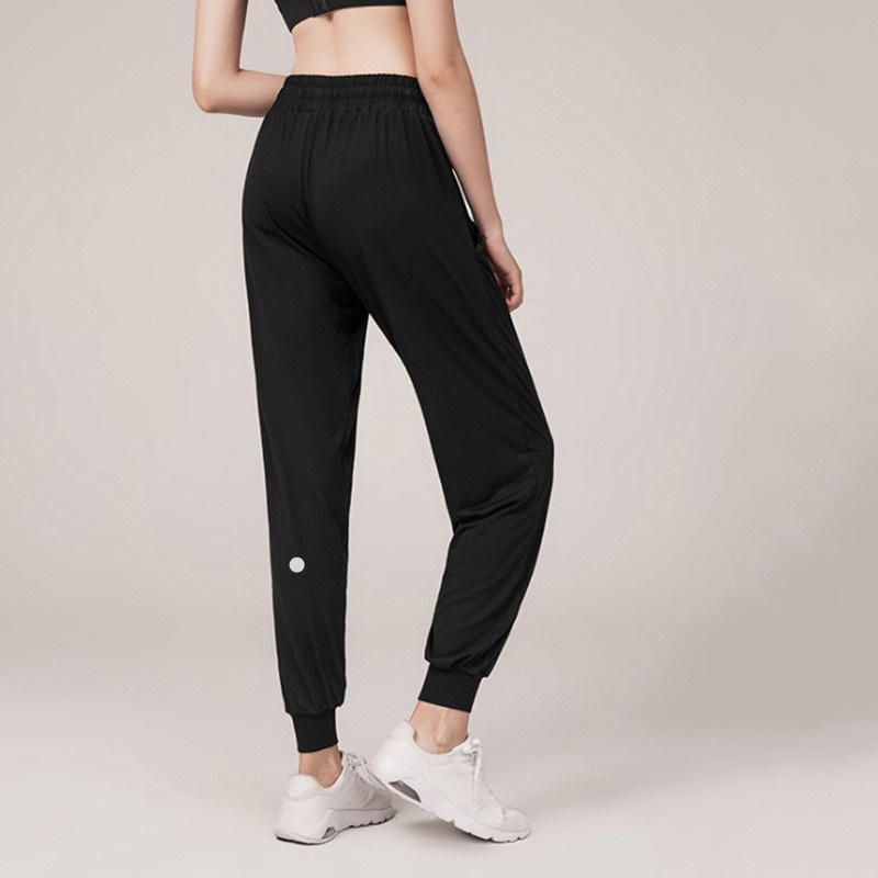 

Women Yoga Outfit Running Pocket Joggers Casual Training Fast Dry Elastic Pants For Fitness Exercise Running, Purple