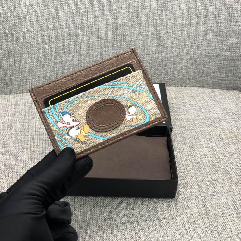 

Luxurys designers cardholder Classic womens Casual Card Holders cowhide Leather Ultra Slim coin purses mens Women wallets w10xh7cm, With box
