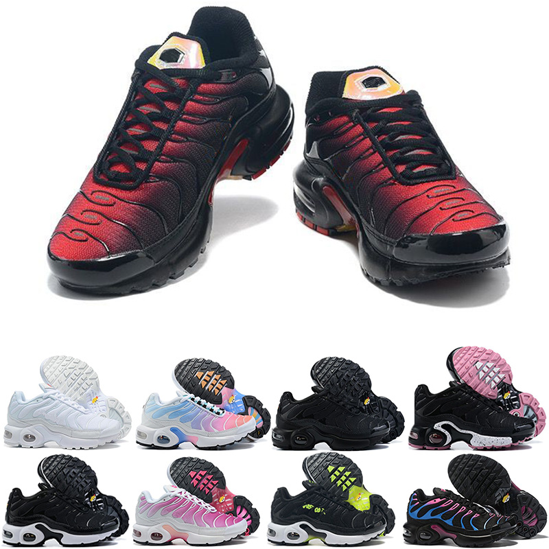 

2022 TN2 Baby Kids shoes Girls and Boys quality Tennis Triple black Infant Sneakers Rainbow Athletic & Outdoor Children sports shoes size 28-35 Without Box, 99