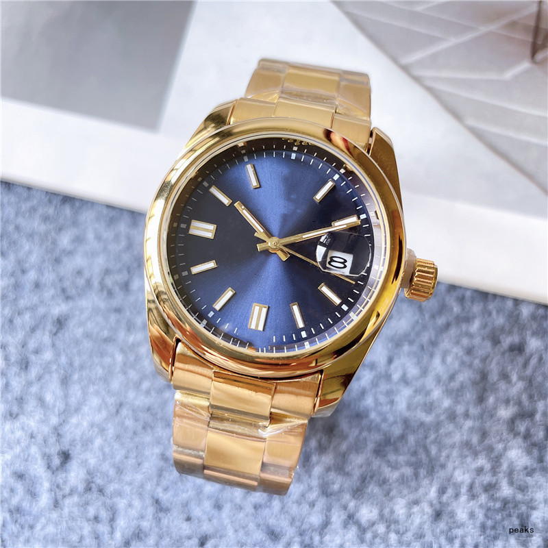 

Designer Blue Watch Fashion Business Casual Couple Watch Outdoors Sport Automatic Calendar Classic Wristwatches Gift for friends and lovers on holidays With Box sy, A1