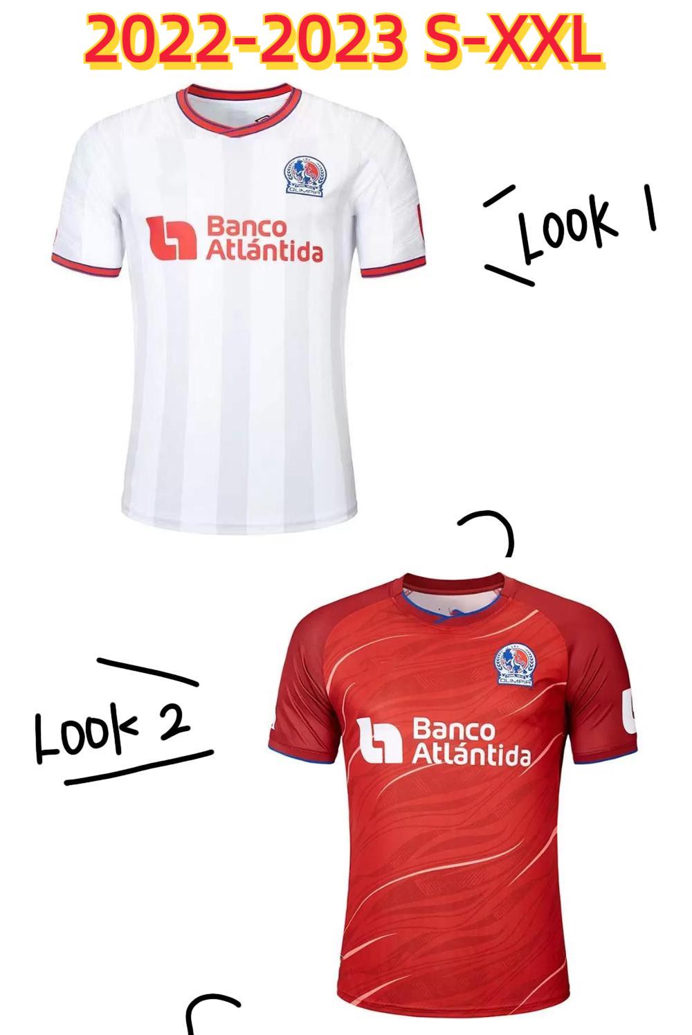 

22 23 CD Olimpia Soccer Jerseys Home Away 2022 2023 NUNEZ PAZ FIGUEROA M.PINTO Honduras Man Football Shirts Futbol Uniforms S-XXL