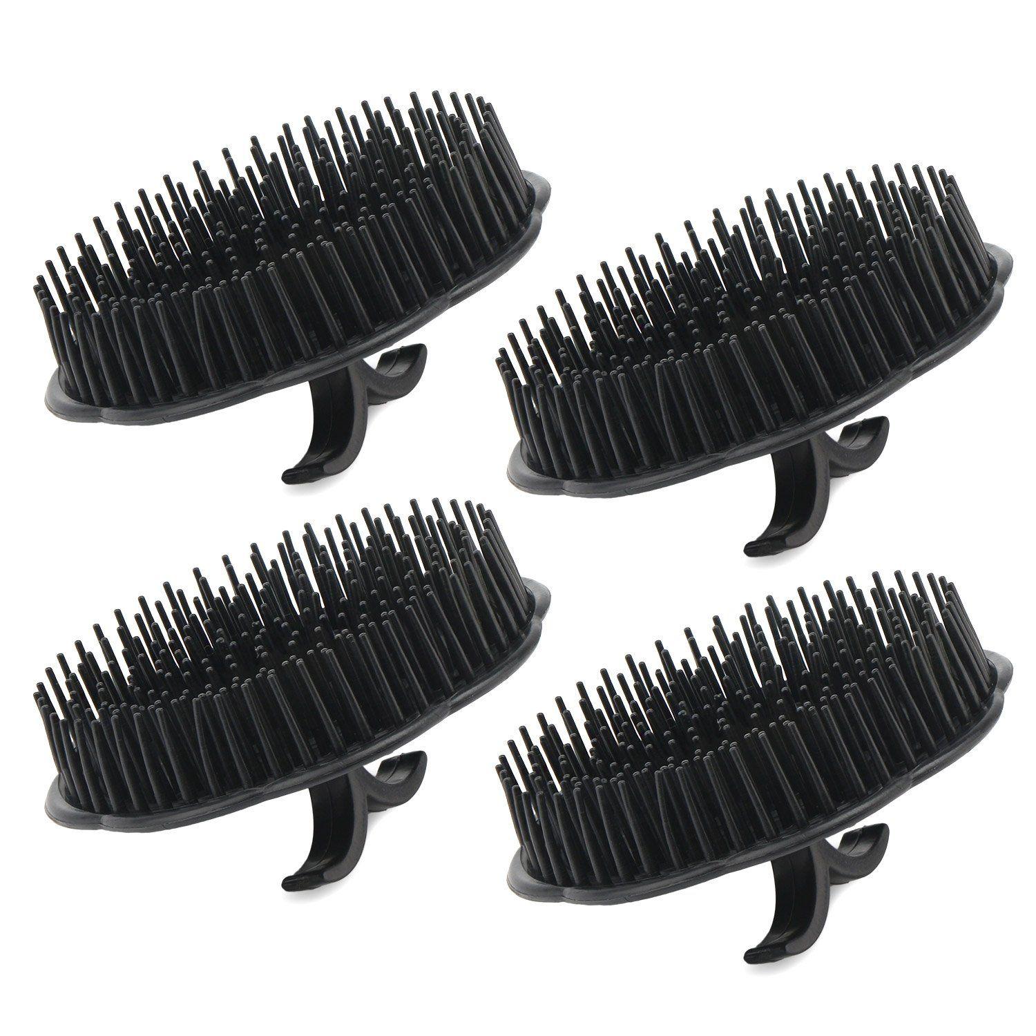 

Hair Brushes L Mens Shampoo Brush Scalp Masr Mas Floriated Shower Comb For Deep Cleaning Hand Plastic Growth Beard Pe Ha Otvev