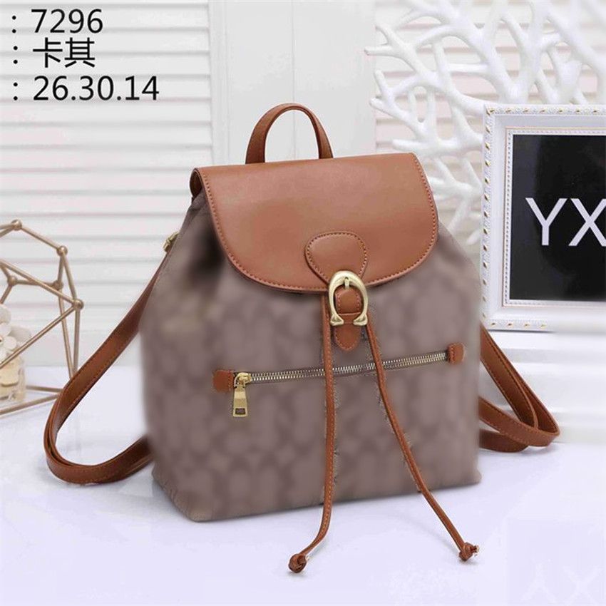 

2022 Womens Shoulder Bags Vintage Designers Backpack Female MICHAELS KOR MKS handbags, 26x14x30cm