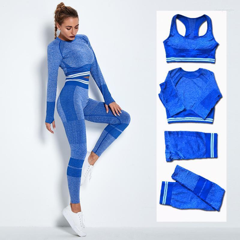 

Yoga Outfit 4Pcs Women Vital Seamless Set Sports Bra Crop Top Shirts Shorts High Waist Leggings Gym Clothing Wear For, Black shorts 1pcs