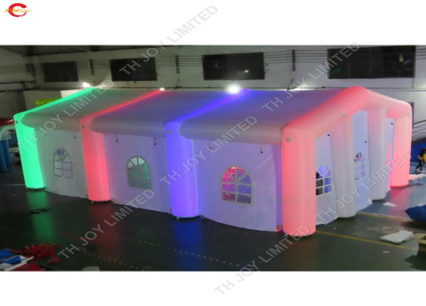 

LED lighting giant outdoor activities events inflatable wedding tent party rental commercial lawn tents come with air blower and l3022783