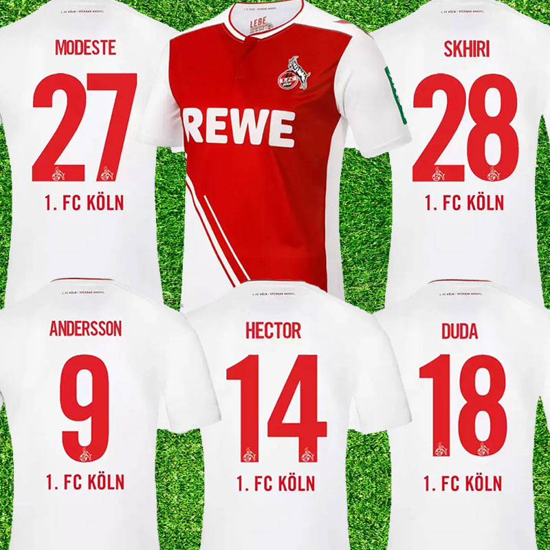 

FC Koln soccer Jerseys kit 2022 2023 KOln Anthony Modeste F.Kainz R.Czichos J.Hector E.Skhiri The Lates FuBball Trikots 22 23 football shirts camiseta de fUtbol Uniforms, Home
