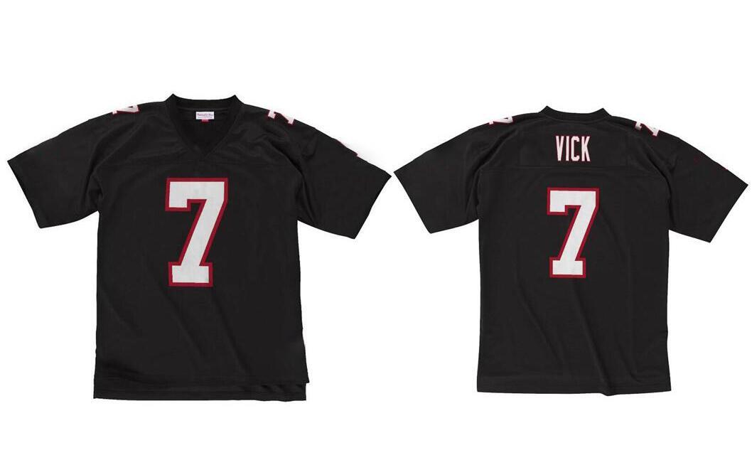 

custom Stitched football Jersey 7 Michael Vick 2002 Mitchell & Ness retro Rugby jerseys Men Women Youth S-6XL, Stitched jersey