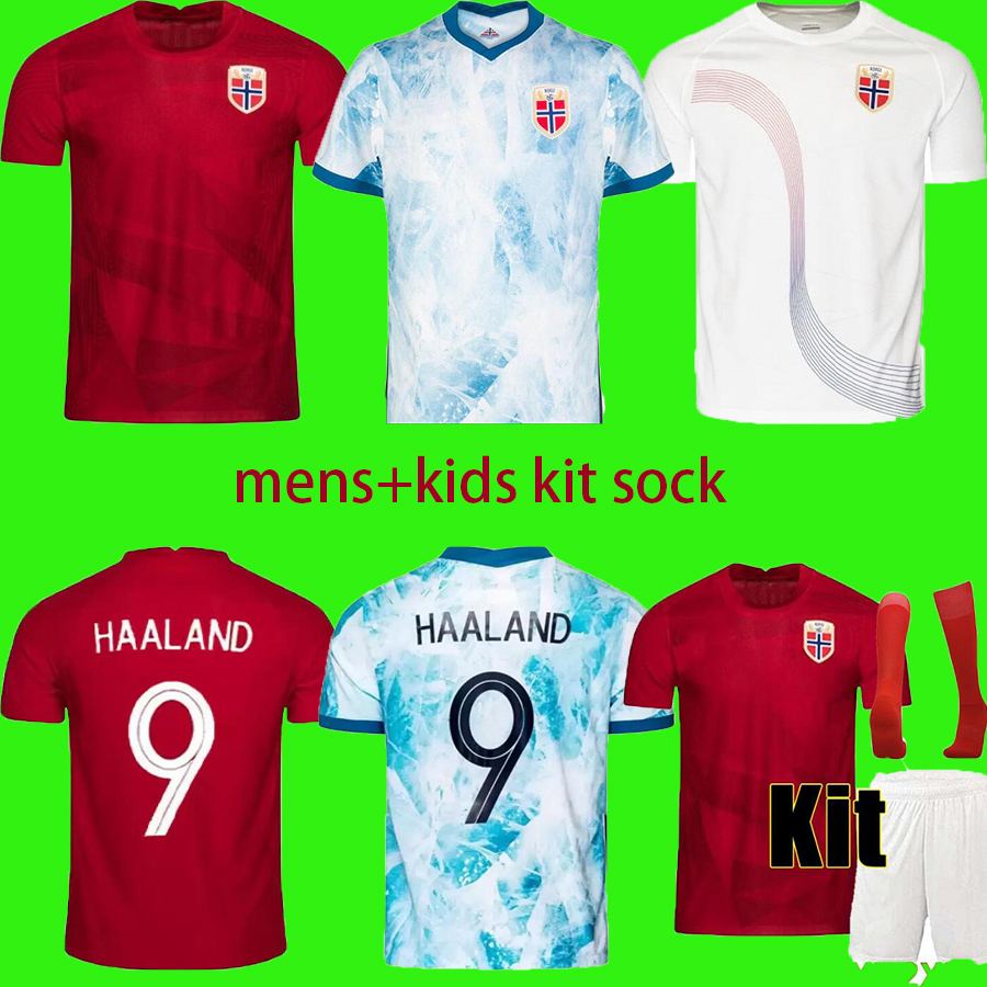 

Haaland 21 22 23 Norway Soccer Jersey 2021 2022 2023 noruega ODEGAARD Berge King camisetas de futbol national team Football Uniforms thailand, 2022 home