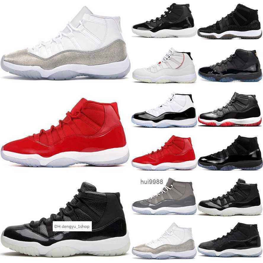 

Cool Grey 11 11S Mens Basketball Shoes for men jorden 25Th Anniversary Low Legend University Blue White Bred Concord Cap And Gown designer OG air shoe, # 5