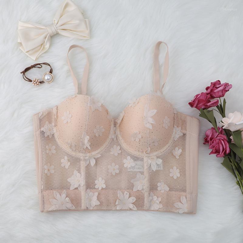 

Bustiers & Corsets Sexy Stage Wear Camisole Outdoor Clothes Bra Sleeveless Fashion Women China Corset Crop Tops ShirtsBustiers, Beige