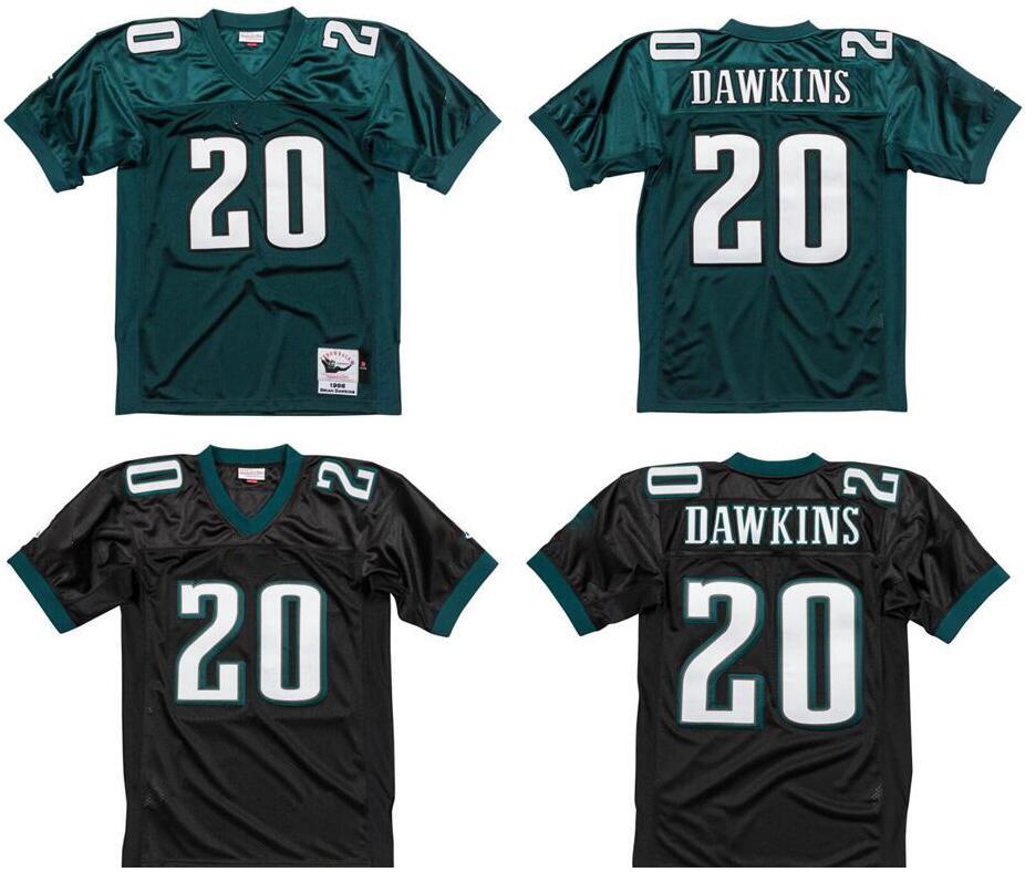 

custom Stitched football Jersey 20 Brian Dawkins 1996 Mitchell & Ness retro Rugby jerseys Men Women Youth S-6XL, Stitched jersey