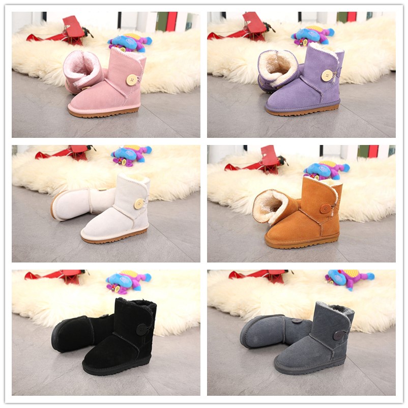 

kids Shoes Toddlers Australia Boots Mini High boys girls Middle Snow Boot Children Sneakers designer Trainers winter youth Genuine Leather Footwear, Customize