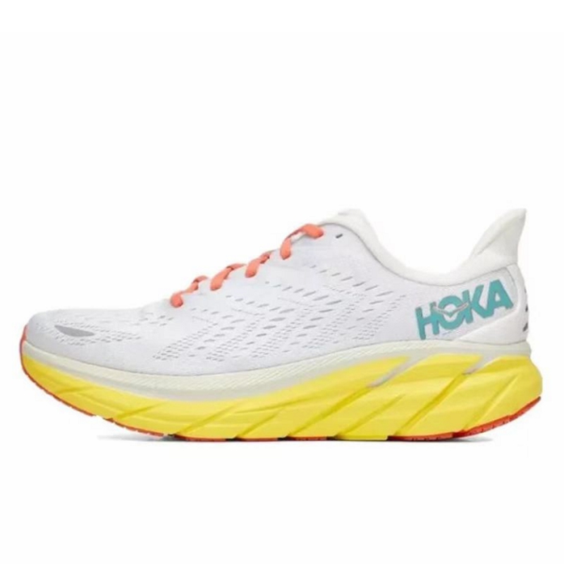 

WITH BOX designer Mens Hoka One Clifton 8 Running Shoes Bondi 8 Carbon X2 Triple Black White Summer Song Blue Coral Peach Real Teal Lunar Rock Sports Women with box, 10