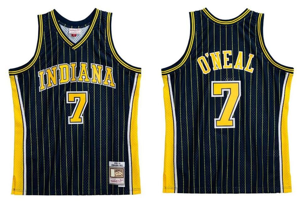 

custom Stitched Jermaine O'Neal Jersey S-6XL Mitchell & Ness 2003-04 Mesh Hardwoods Classics retro version Men Women Youth basketball jersey, Stitched jersey