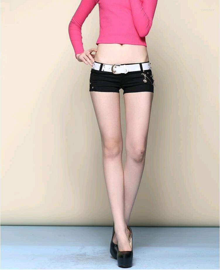 

Women' Shorts Women' Summer Fashion Cotton Low Waist Skinny Sexy Disco Nightclub Clothing Clothes For Women Ladies GirlsWomen, Black