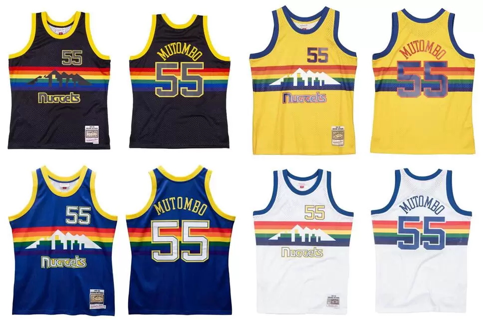 

custom Stitched Dikembe Mutombo basketball Jersey S-6XL Mitchell & Ness 1991-92 Mesh Hardwoods Classics retro version Men Women Youth jersey, Stitched jersey