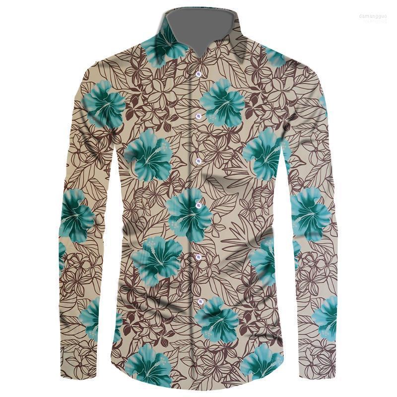 

Men' Casual Shirts Men' Cozy Tropical Good Quality Tattoo Long Sleeve Shirt Gift Custom DIY Classic 6XL O-neck Men, Ly21120376-1