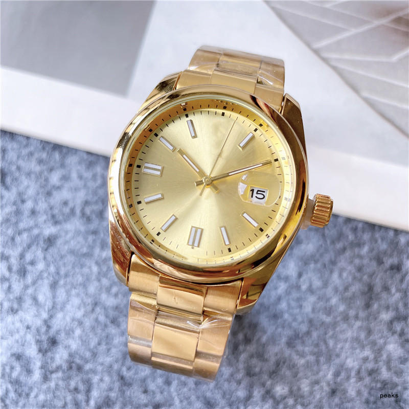 

Mens Designer Luxury Gold Watch Fashion Sapphire Mirror Quartz Movement durable Stainless Steel Watches Attend the carnival party Special Blue watchs with box sy, A1
