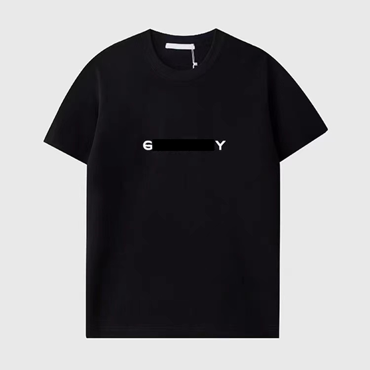 

t shirt designer New designer shirts clothes Mens TOPS TEES cotton large round neck short sleeve T-shirt Women's men's LOGO pattern White black T-Shirts Size -L