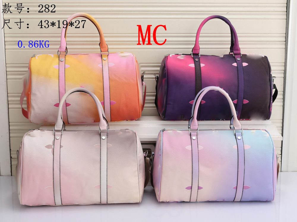 

Luxury Tote shoulder bag totes purse Designer handbag message bags cluth Brand Crossbody pu leather #282 Womens Old Flower 43CM Luggage Dyeing Valise Barrack bag, Dust bag