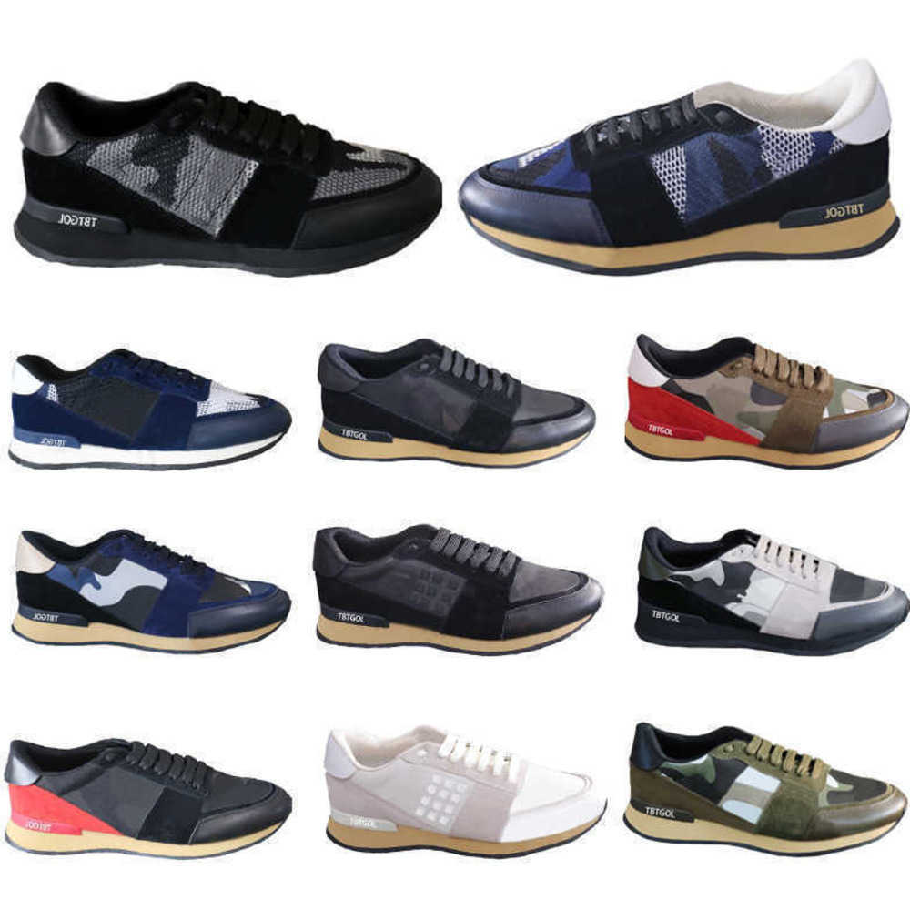 

TBTGOL Desginer Men Camouflage SneakersPlatform Shoes Black Green Low-top Lace Up Shoes Genuine Leather Sports Runners Shoe Trainers With Box NO264, Socks