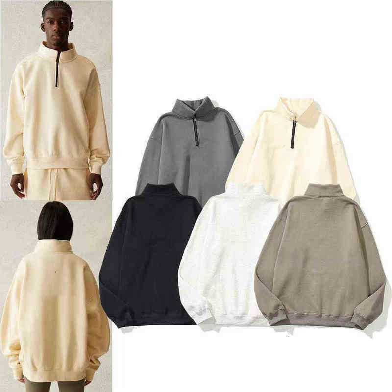 Designer women men essentials loose hoodie zip up 12 sweatshirt long sleeve pullover hooded womens mens jumper cotton lovers ess