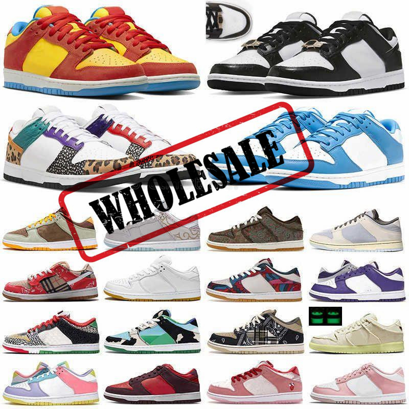 

Men's Sb Dunkes Shoes Designer Low Casual Lows Paisley Panda Cactus Jack Bart Simpson World Champ Safari Curry Men Women Dunks Sb Dunksb 1 One, 36-47 unc