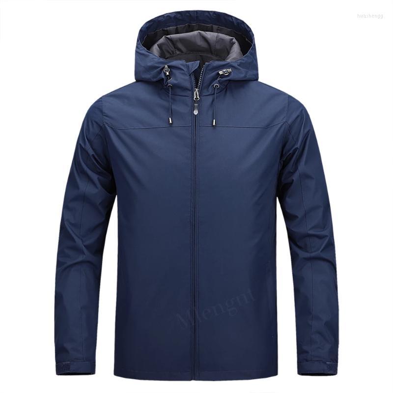 

Men's Jackets Men's Mens Spring Windproof Casual Thin Hooded Windbreakers College Bomber Waterproof Black Windcheater Hommes Varsity