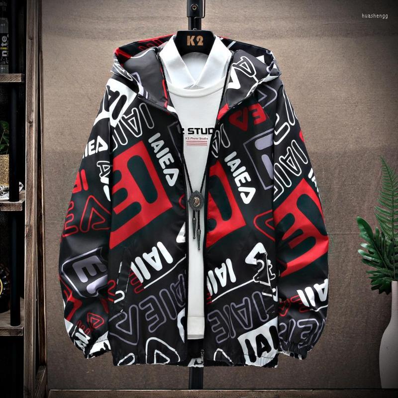

Men's Jackets Men's VIANKANI2022 Windbreaker Jacket Men Autumn Outdoor Hooded Large Size Streetwear Zipper Brand Clothing, Blue black