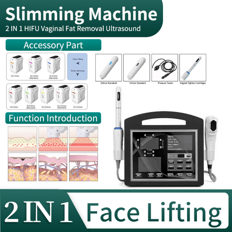 

Other Beauty Equipment 2 In 1 4D Hifu Face Body Slimming Vaginal Machine High Intensity Focused Ultrasound Lipo Anti Cellulite Weigth Loss S