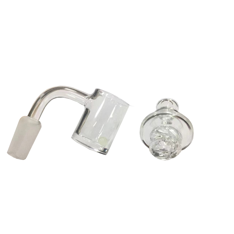 

Smoking Quartz Banger With Cyclone Carb Cap 14mm and Spinner Terp Bead 25mm OD Bangers 90 Degree Heating Rig Bowls Slide For Water Pipes Hookahs Bongs