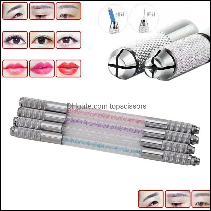

Other Tattoo Supplies Wholesale New Selling Manual Double Crystal Acrylic Tattoo Pen Microblading Permanent Eyebrow Tools Drop Deliv Dhbmx