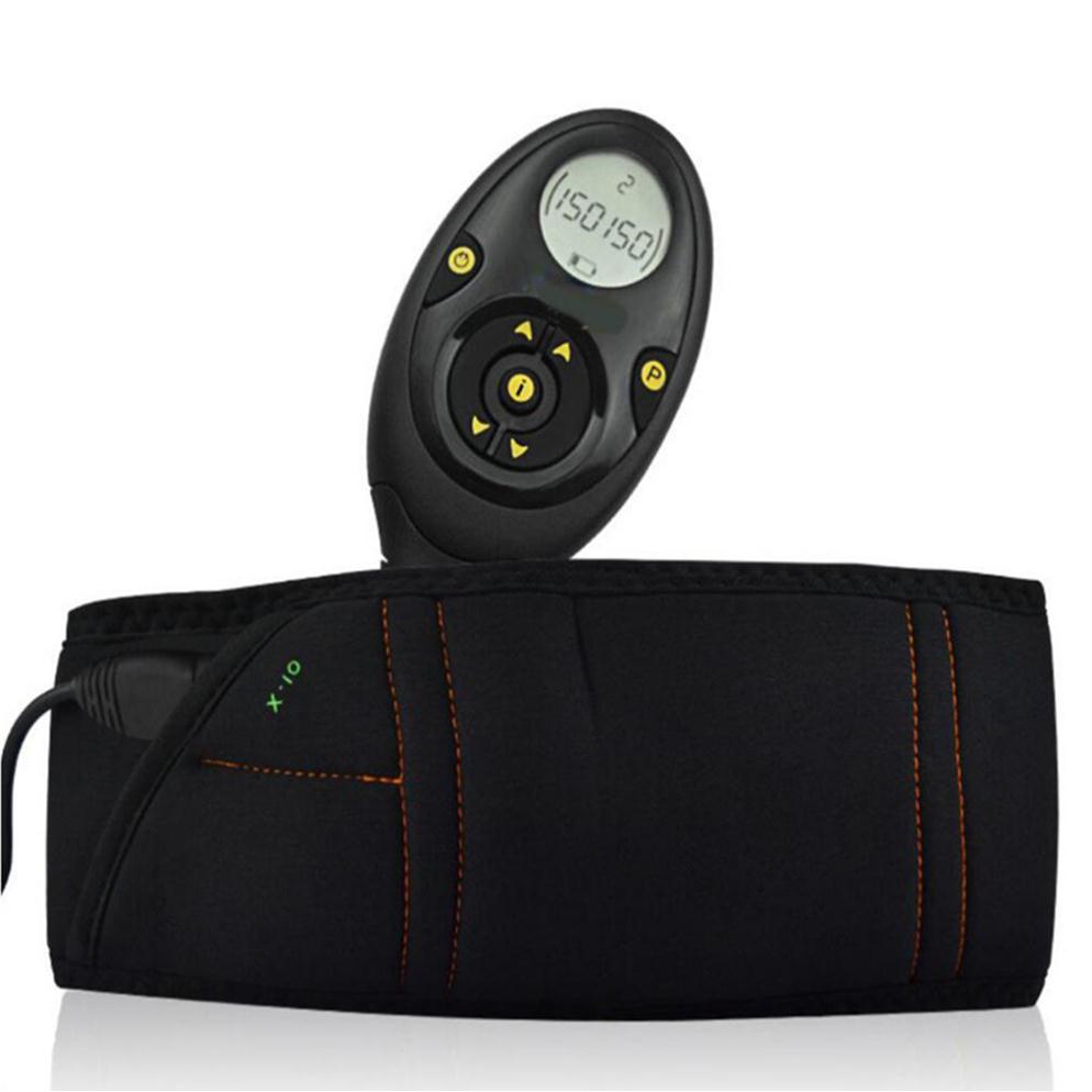 

Male 150 Intensity Levels EMS Rechargeable Muscle Stimulator Abdominal Muscle Toner Slimming Flex Belt With Retail Box281u
