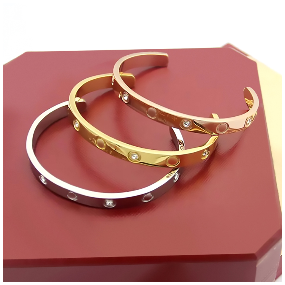 Bracelets d'amour Bracelet Carti Ensemble de bracelets en or