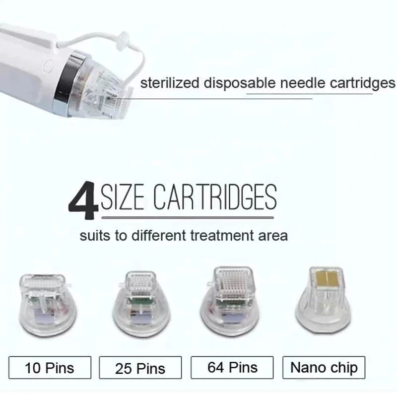 

RF Equipment Disposable Needle Consumable Cartridge Needle Beauty Fractional Microneedle 10 Needles 25 64 Nano pins 5 pcs