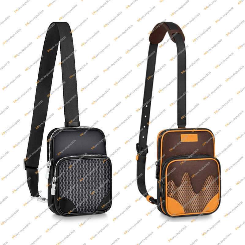 

Men Fashion Casual Designe Luxury E Cross body Messenger Bags Shoulder Bags High Quality TOP 5A N40379 N50012 Handbag Purse Pouch, Brown 2/ with dust bag & box