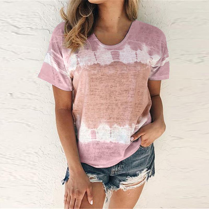 

Women's T Shirts Women's T-Shirt 2022 Summer Women Loose Print Tshirt Casual O Neck Short Sleeve Tops Tee Holiday Street Female Plus, Red
