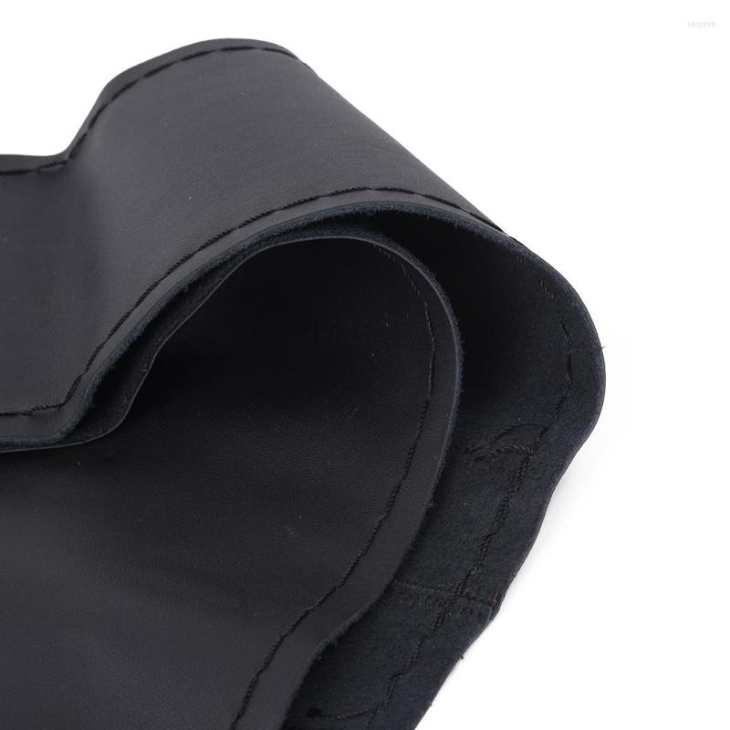 

Steering Wheel Covers Black Cover Universal Professional Cowhide DIY Hand Sewing 10.3cm
