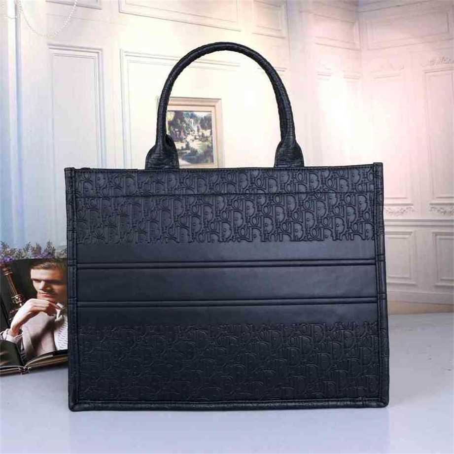 

new tote bag women's embroidered letter shopping 1005 canvas versatile One Shoulder Bag Fashion Purses Luxury sale, Black lettering