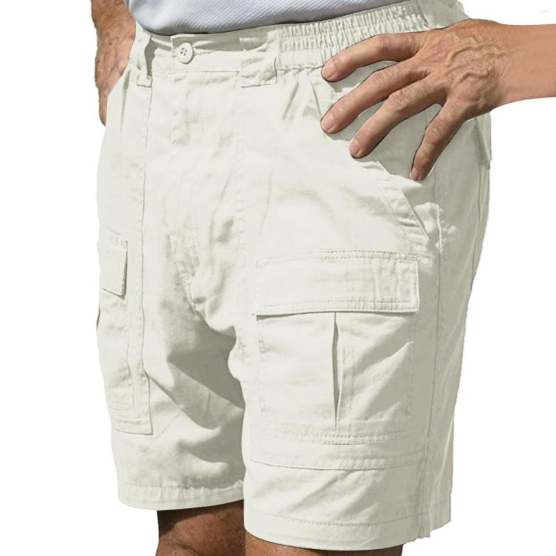 

Men's Pants Warm Clothes Toddler Boy Men Fashion Casual Shorts Solid Color Multi Pocket Zipper Pant Buckle Outdoor 9, Khaki