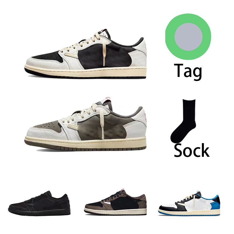 

2023 Air 1 Low TS Breathable Sneakers Sail Black Reverse Mocha Basketball Designer Walking Shoe For Men Women Fashion Shoes