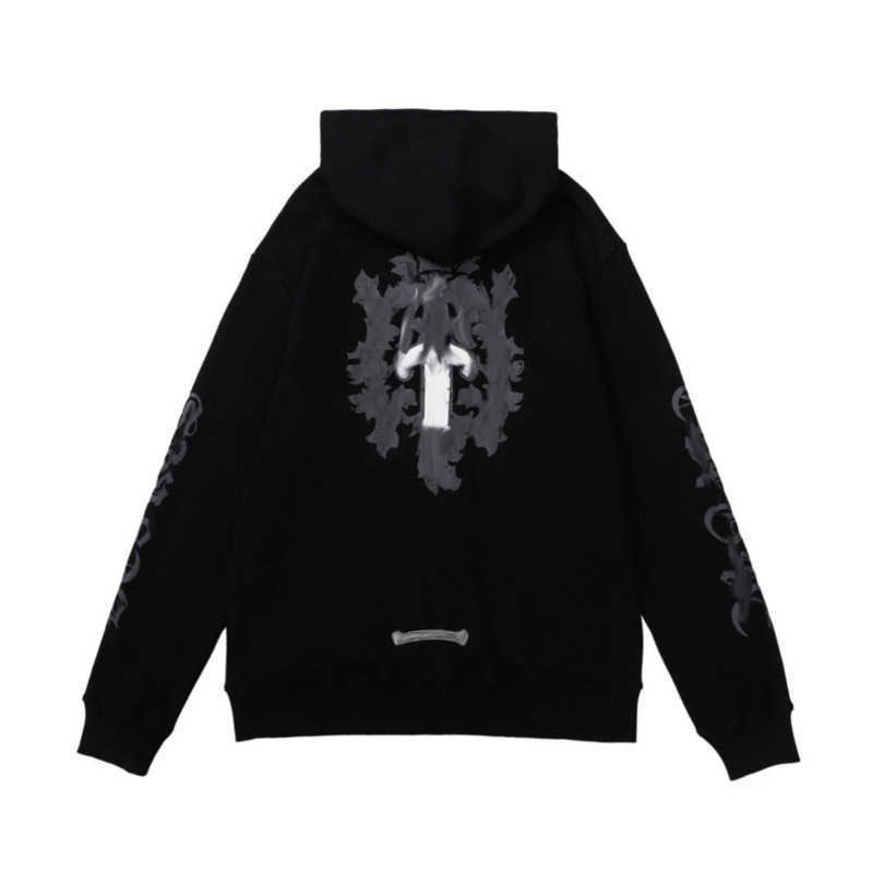 

Fashion Mens Luxury Sweatshirts Designer Women Jackets Hoodies Sanskrit Sweater Zipper Hooded Cross Pullover Hoodie Casual Men Tops Coat Sweatshirt Qcg1, 12