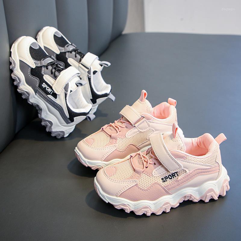 

Athletic Shoes Children's Sports Boys' Mesh Casual Girls' Running Lightweight Soft-soled Baby Boys Kids Fashion, Pink