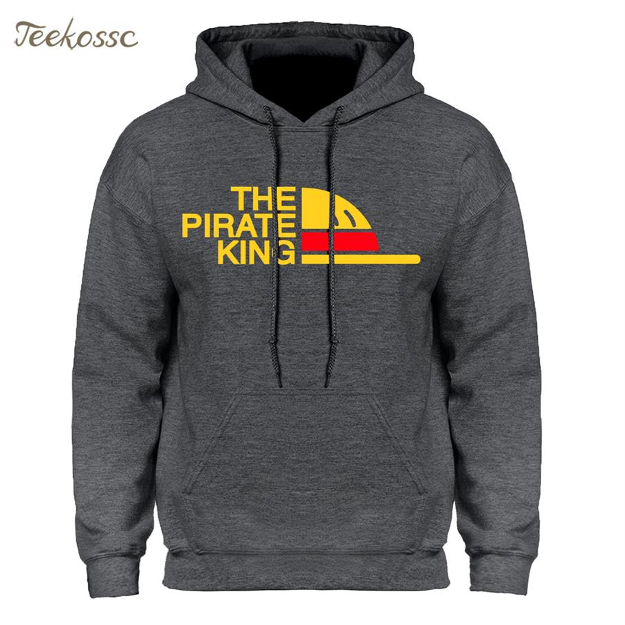 

One Piece Hoodie Men Japanese Anime Hoodies Mens The Pirate King Luffy Hooded Sweatshirt Winter Autumn Fleece Pullover Youth Y2009217K, Navy b lue
