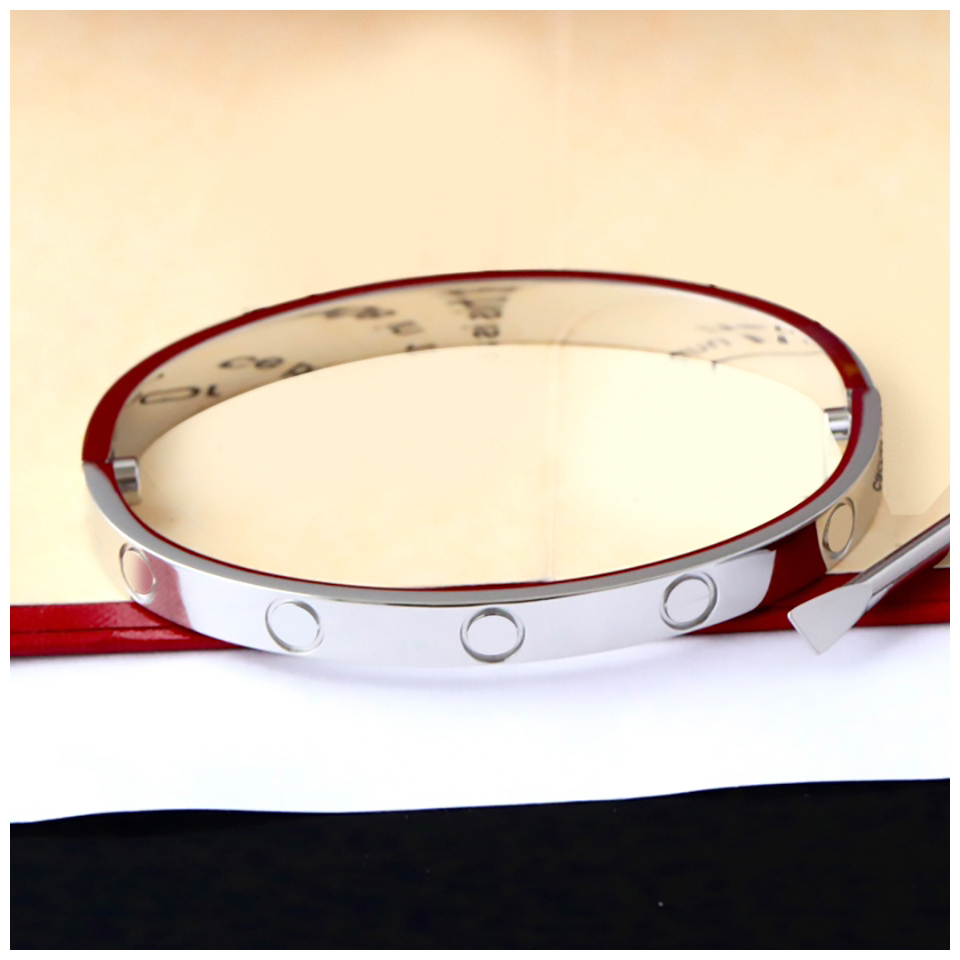 

Love Bracelets Carti Bracelet New Bangle Braclets Designer Silber Armband Bangles Mens Braclet Pulsera Oro Blanco Hombre Stainless Steel