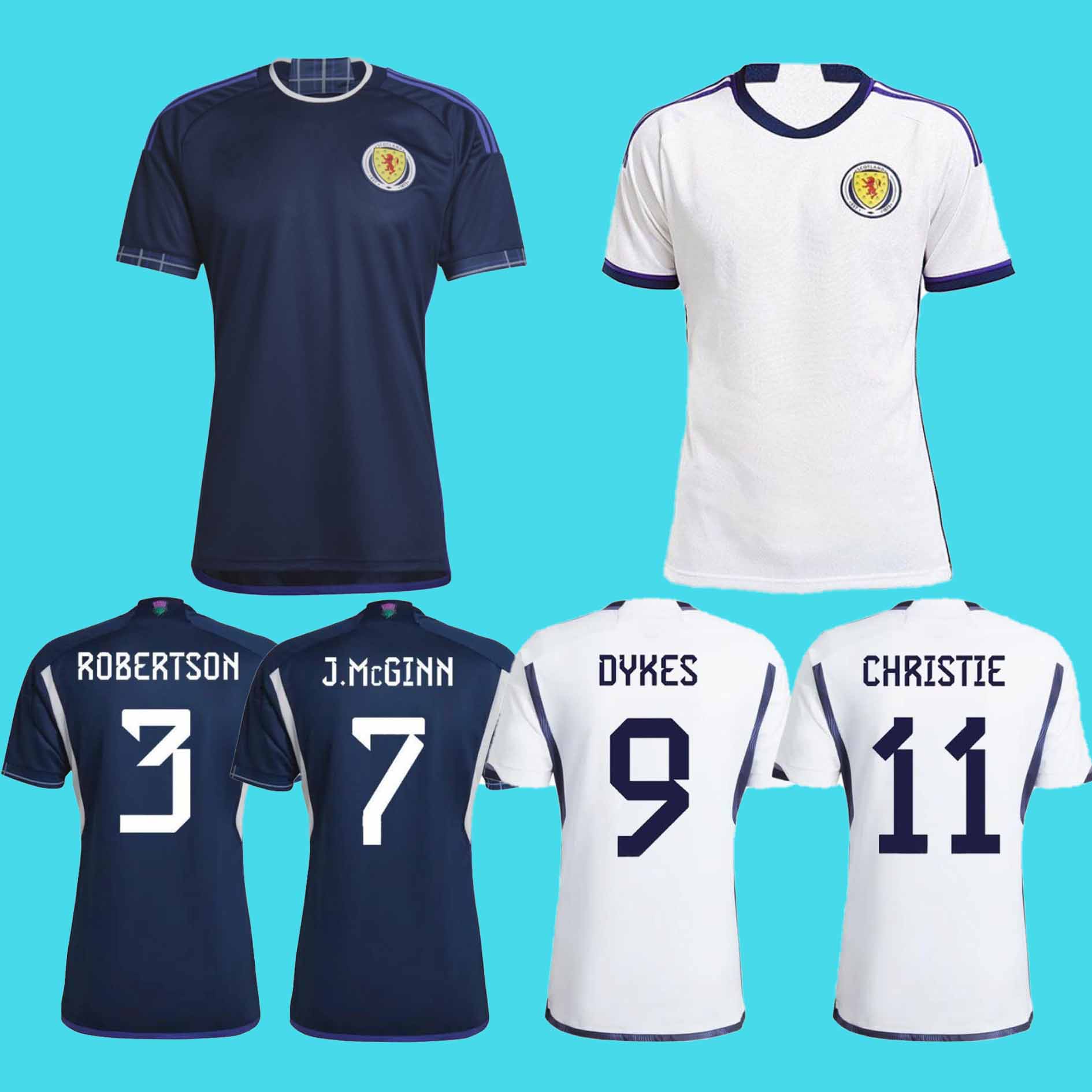 

2022 Scotland MEN KIDS KIT Soccer Jerseys 22 23 TIERNEY ROBERTSON McTOMINAY McGREGOR DYKES ADAMS football Shirt national team CHRISTIE ARMSTRONG 2023 uniform, Yellow