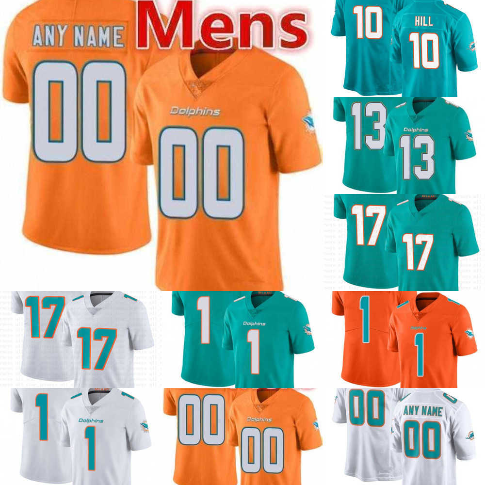 

10 Tyreek Hill jersey men women youth Miami''Dolphins''13 Dan Marino DeVante Parker Tua Tagovailoa Jaylen Waddle Football Jerseys, Color